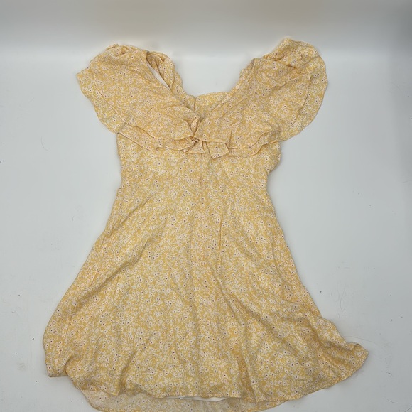 Altar’d State Dress Medium yellow floral boho - Picture 7 of 7